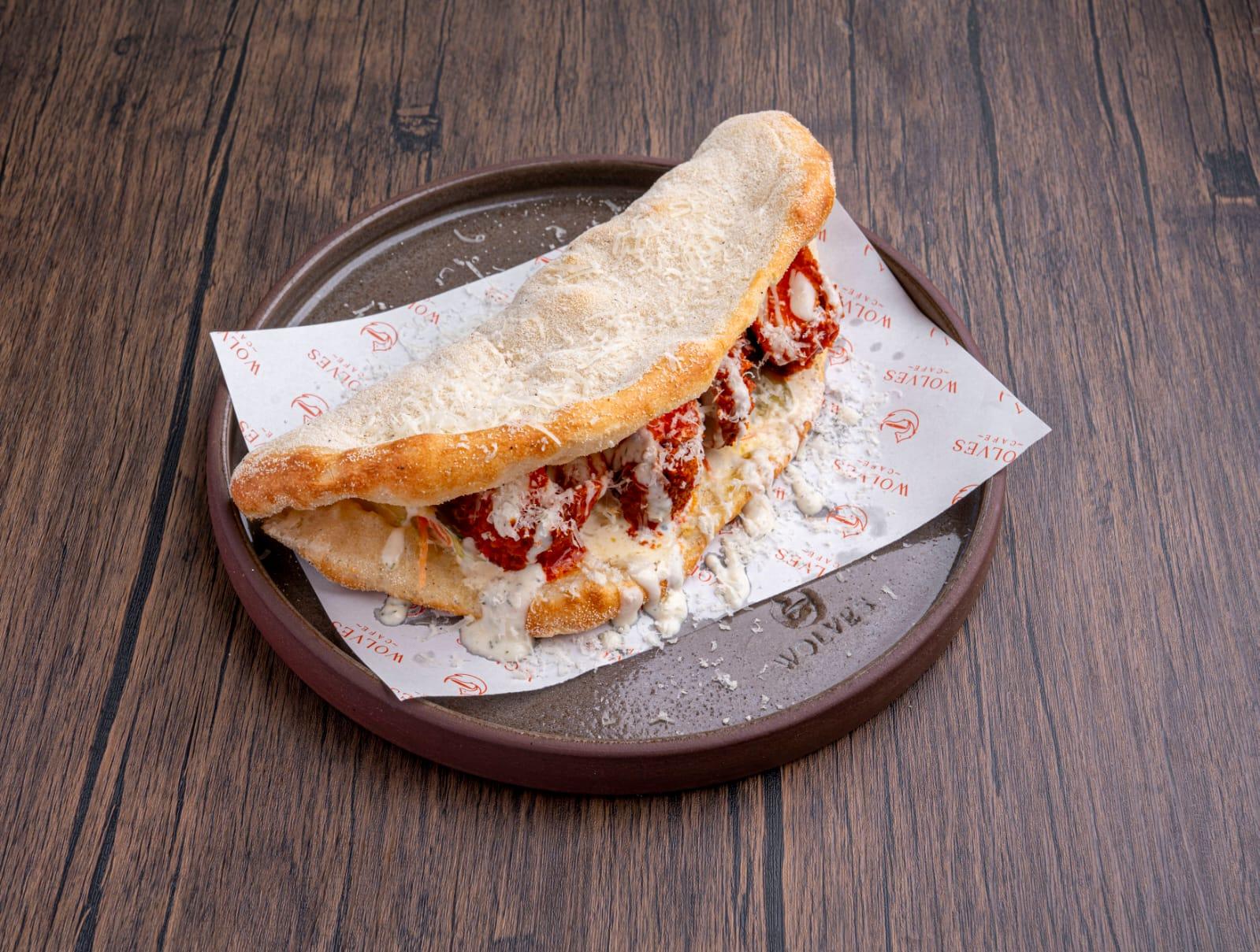 Buffalo Chicken Folded Pizza